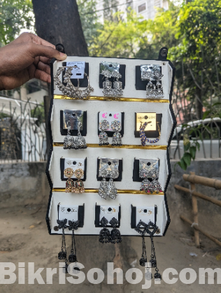 12 Peice Premium Jhumka with Box